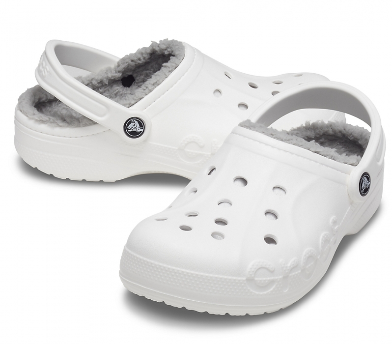 Męskie Ocieplane Klapki Buty Chodaki Crocs Baya Lined Clog 43-44