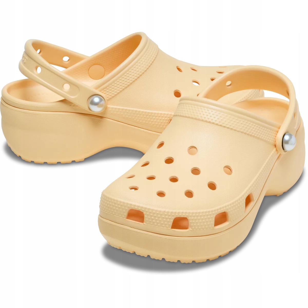 Crocs Damskie Buty Chodaki Klapki Platforma Classic Pearl 211231 Clog 39-40