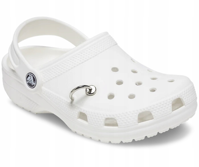 Przypinka Ozdoba Jibbitz Charms Pin Do Butów Crocs Silver Piercing