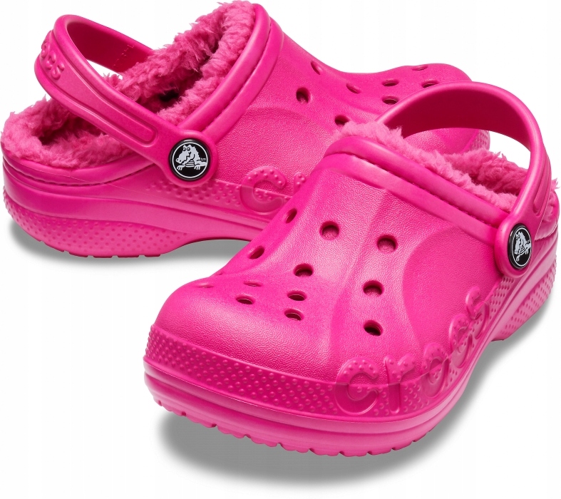 Dziecięce Ocieplane Buty Chodaki Crocs Baya Lined 205977 Clog 28-29