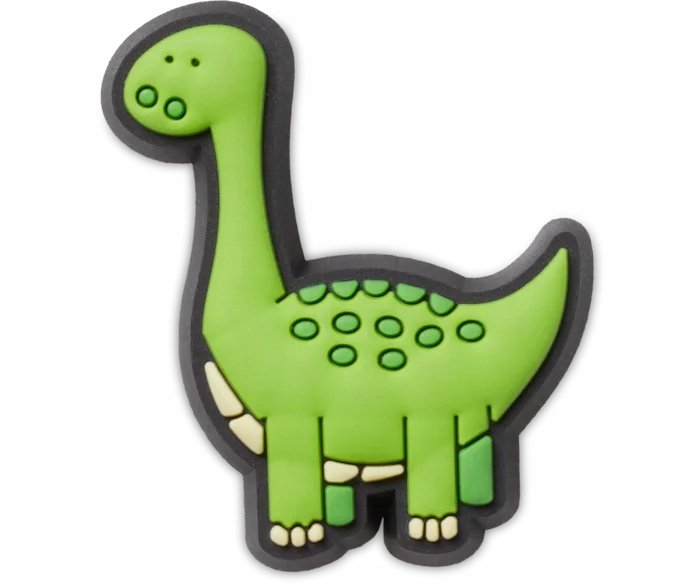 Przypinka Jibbitz Charms Pin Do Butów Crocs Boys Rule Green Dino