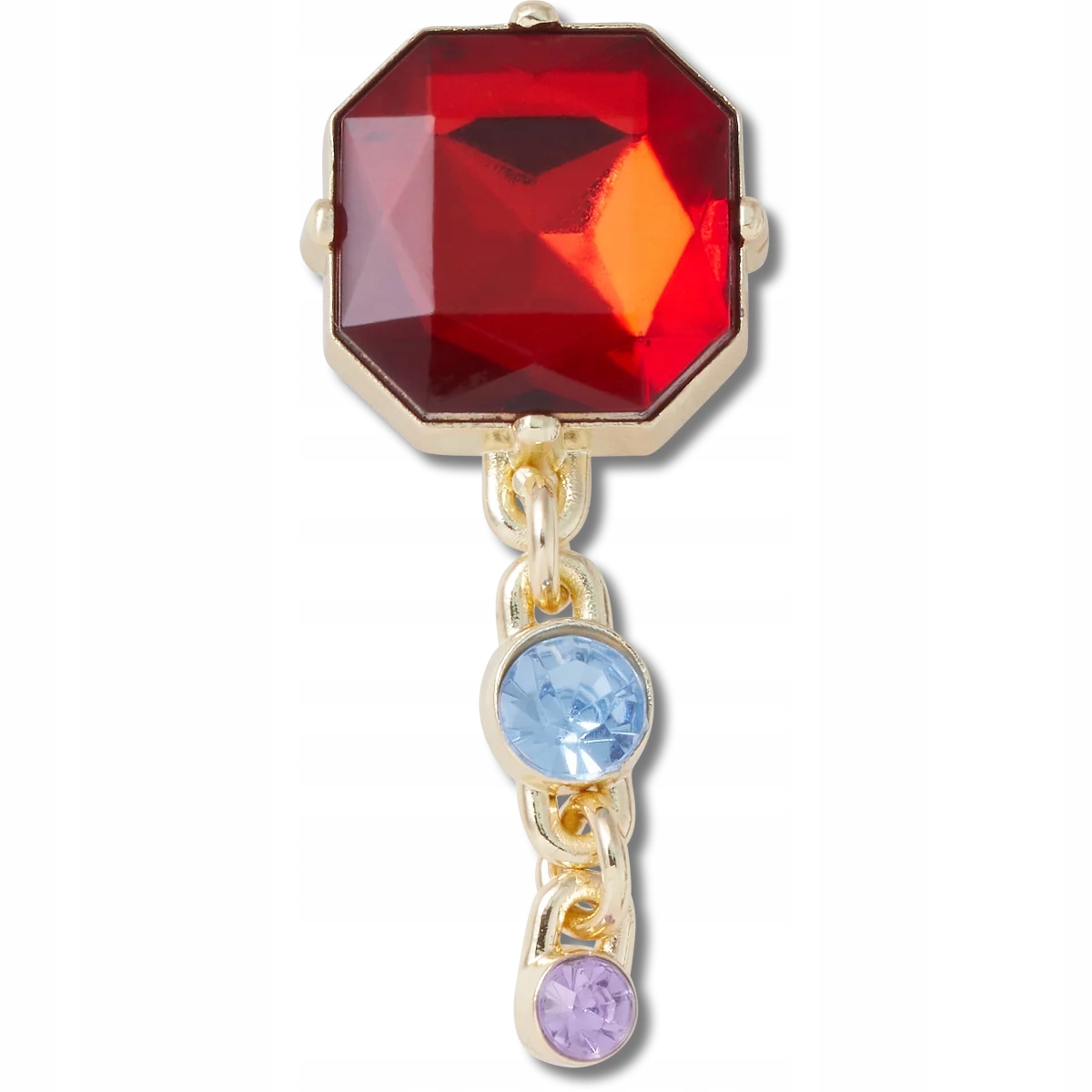Przypinka Crocs Jibbitz Pin Do Butów Red Dangle Gem
