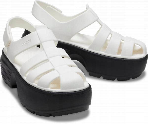 Damskie Sandały Platforma Crocs Stomp Fisherman 209938 Sandal 39-40