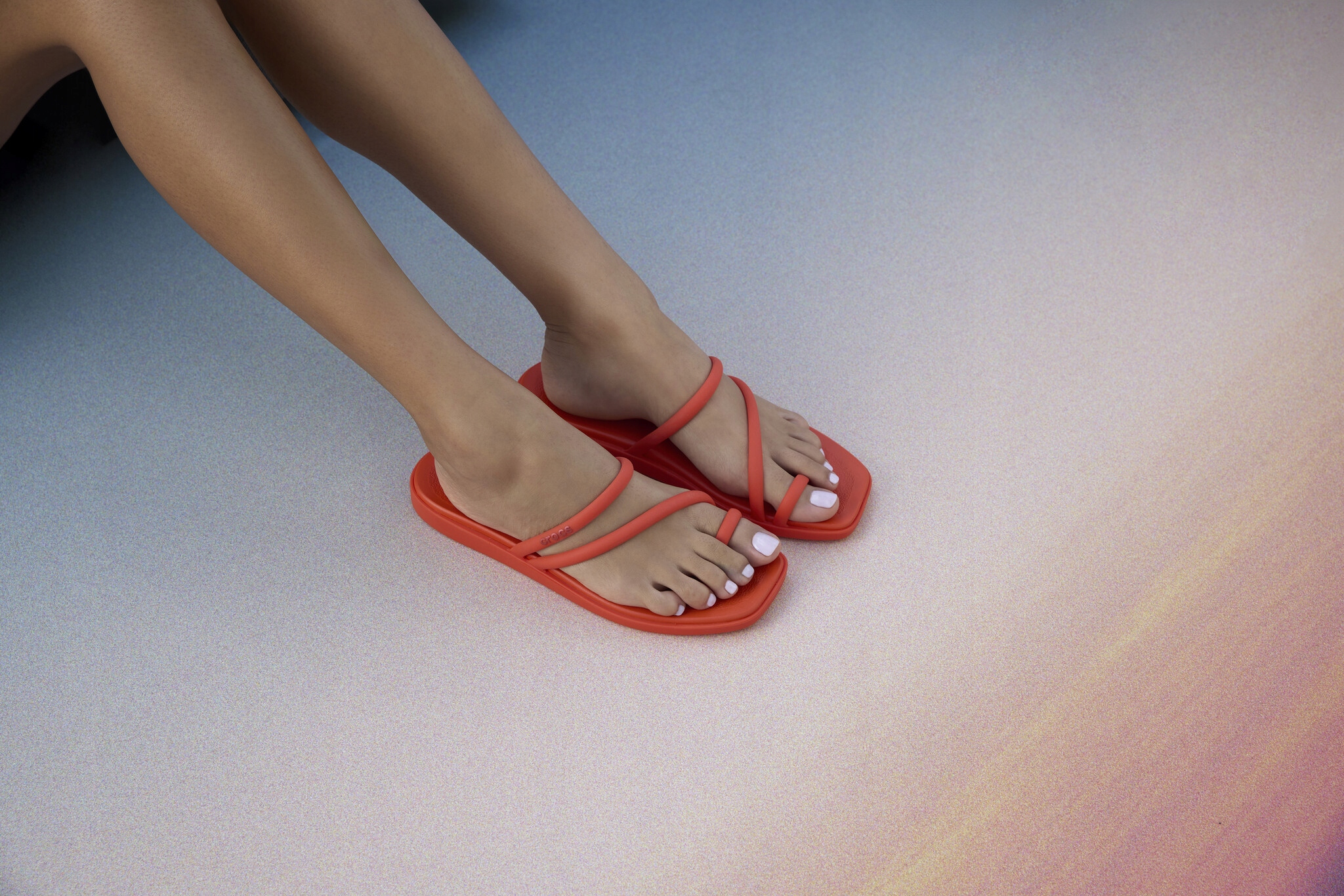 Crocs Damskie Buty Sandały Klapki Miami Frosted Loop 211253 Sandal 36-37