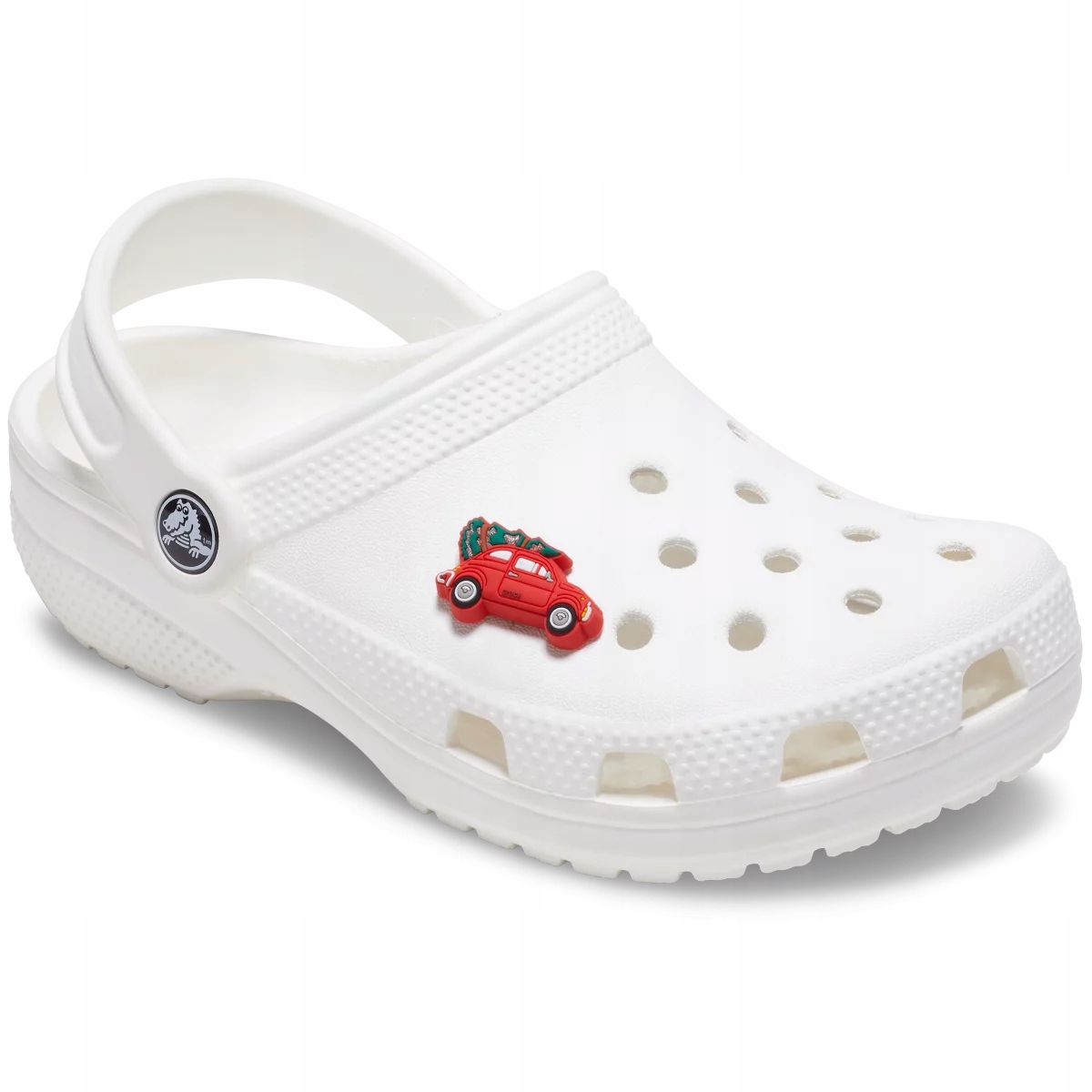 Crocs Jibbitz Przypinka Ozdoba Pin Do Butów Red Car with Christmas Tree