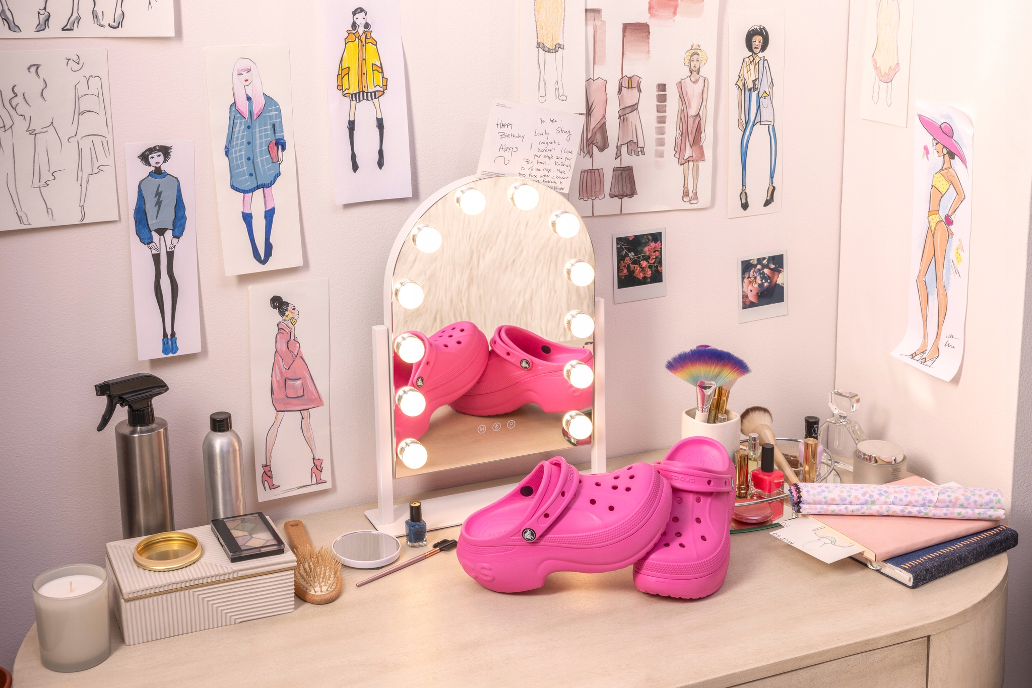 Damskie Buty Chodaki Platforma Koturn Crocs Bella 210062 Clog 36-37