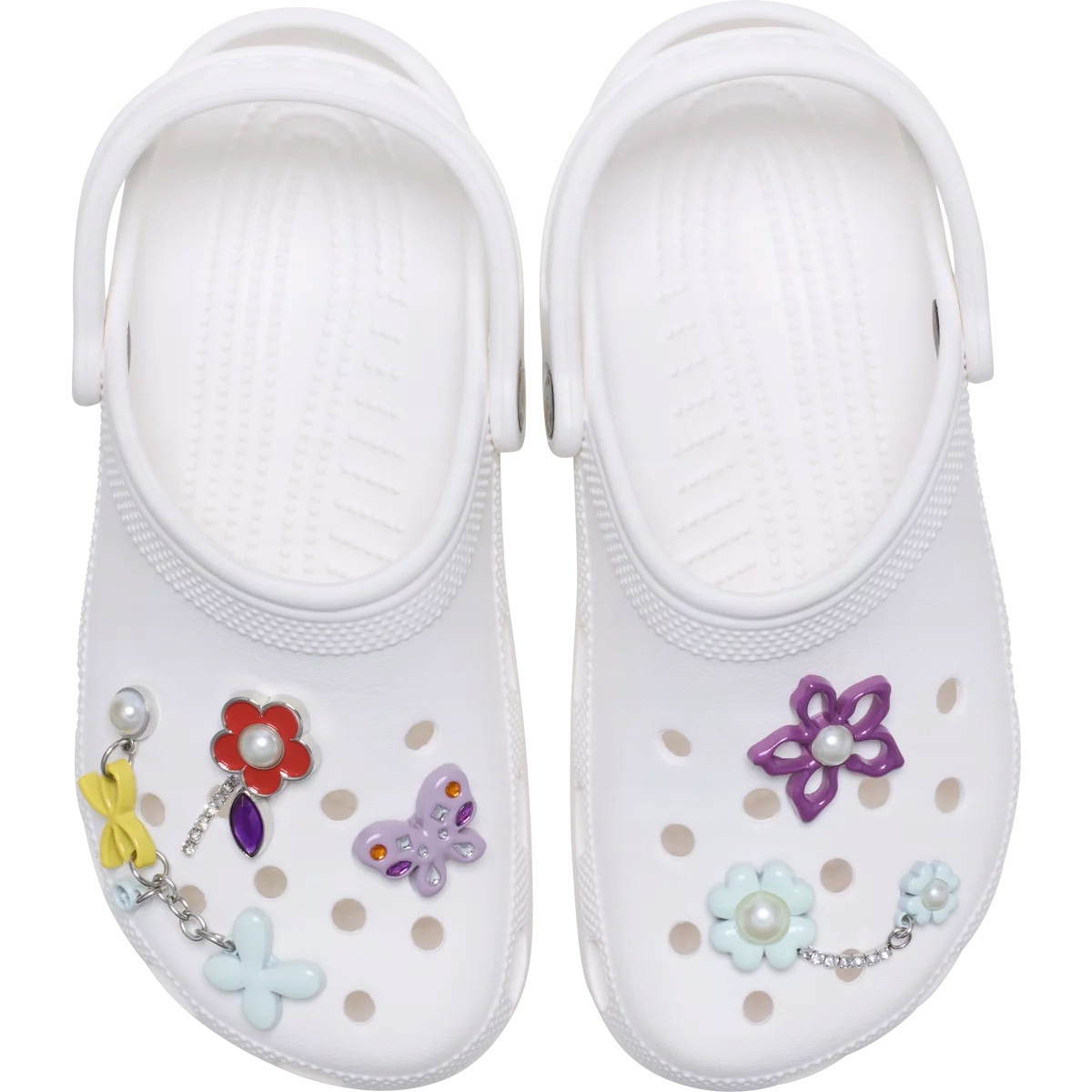 Crocs Przypinki Ozdoby Piny Charms Jibbitz Meta Mix 5pc