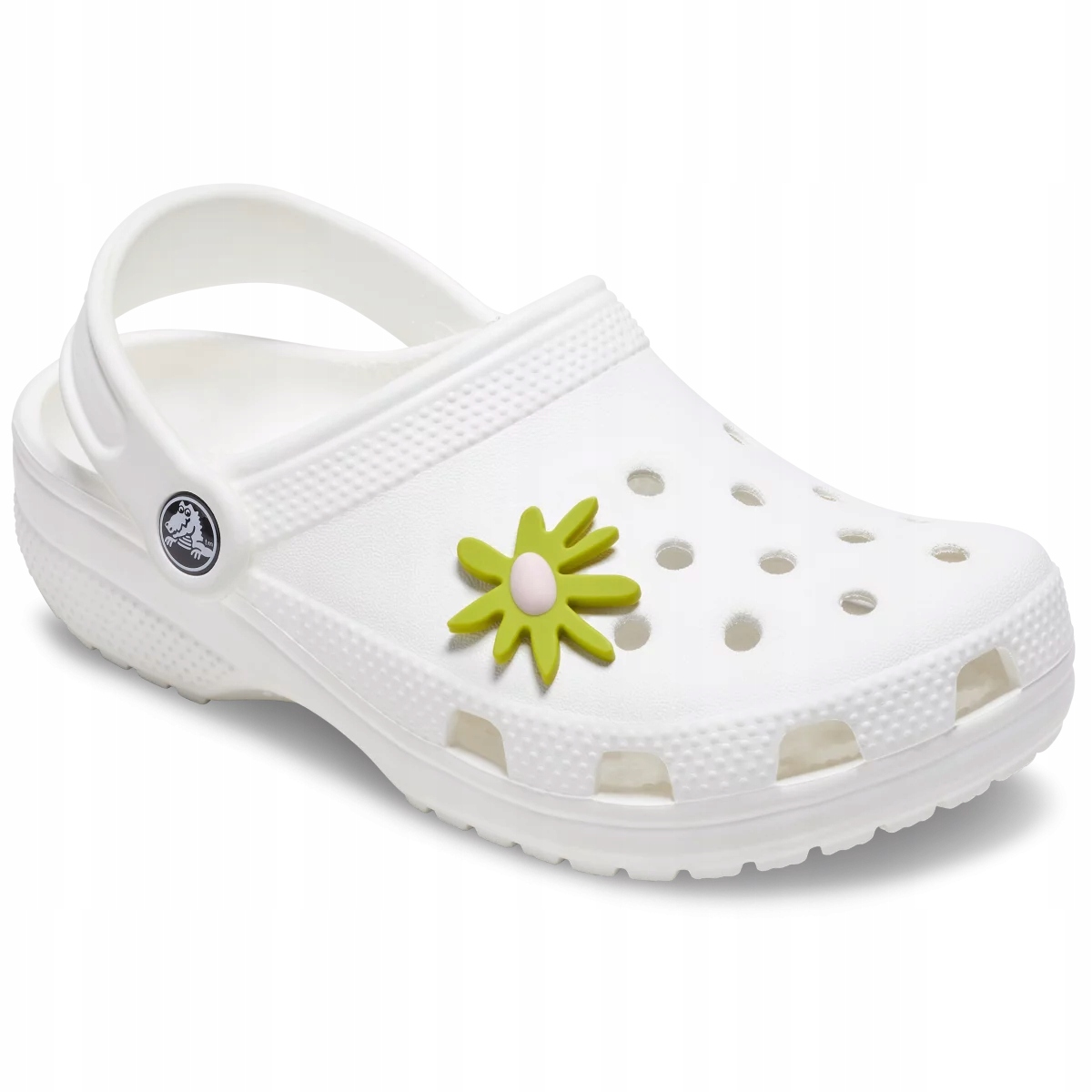 Crocs Przypinka Ozdoba Pin Charms Jibbitz Do Butów Green Crafted Daisy
