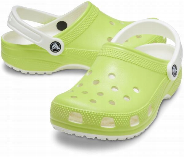 Dziecięce Fluorescencyjne Buty Chodaki Crocs Glow In The Dark 23-24