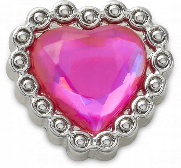 Przypinka Ozdoba Jibbitz Charms Pin Do Butów Crocs Gorgeous Heart Gem