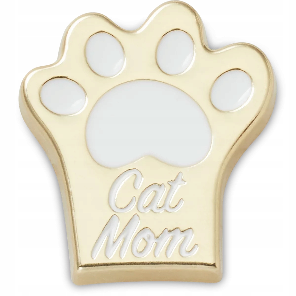 Przypinka Crocs Jibbitz Pin Do Butów Gold Cat Mom Paw