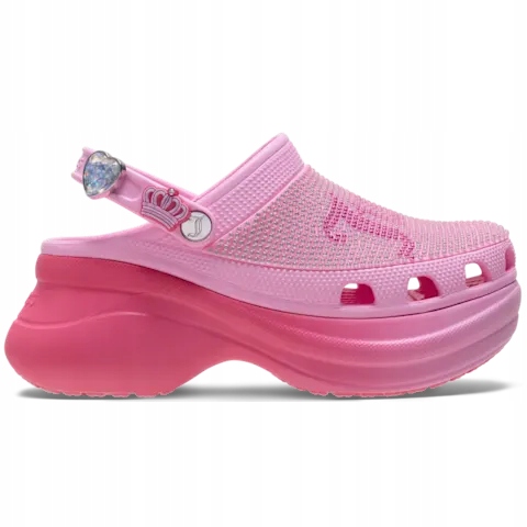 Damskie Buty Chodaki Platforma Koturn Crocs Juicy Couture Bae Clog 38-39