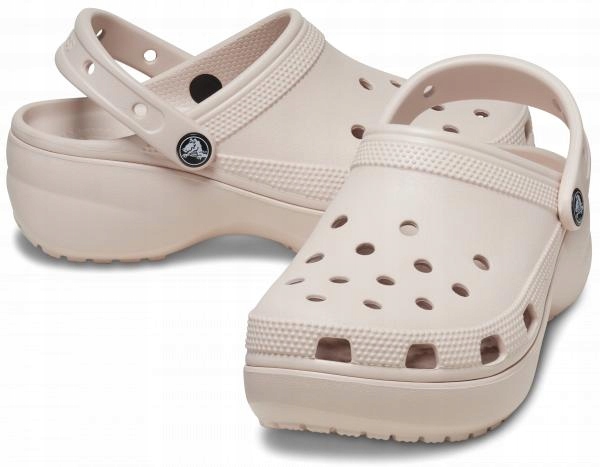 Damskie Buty Chodaki Klapki Crocs Platforma 206750 Clog 37-38