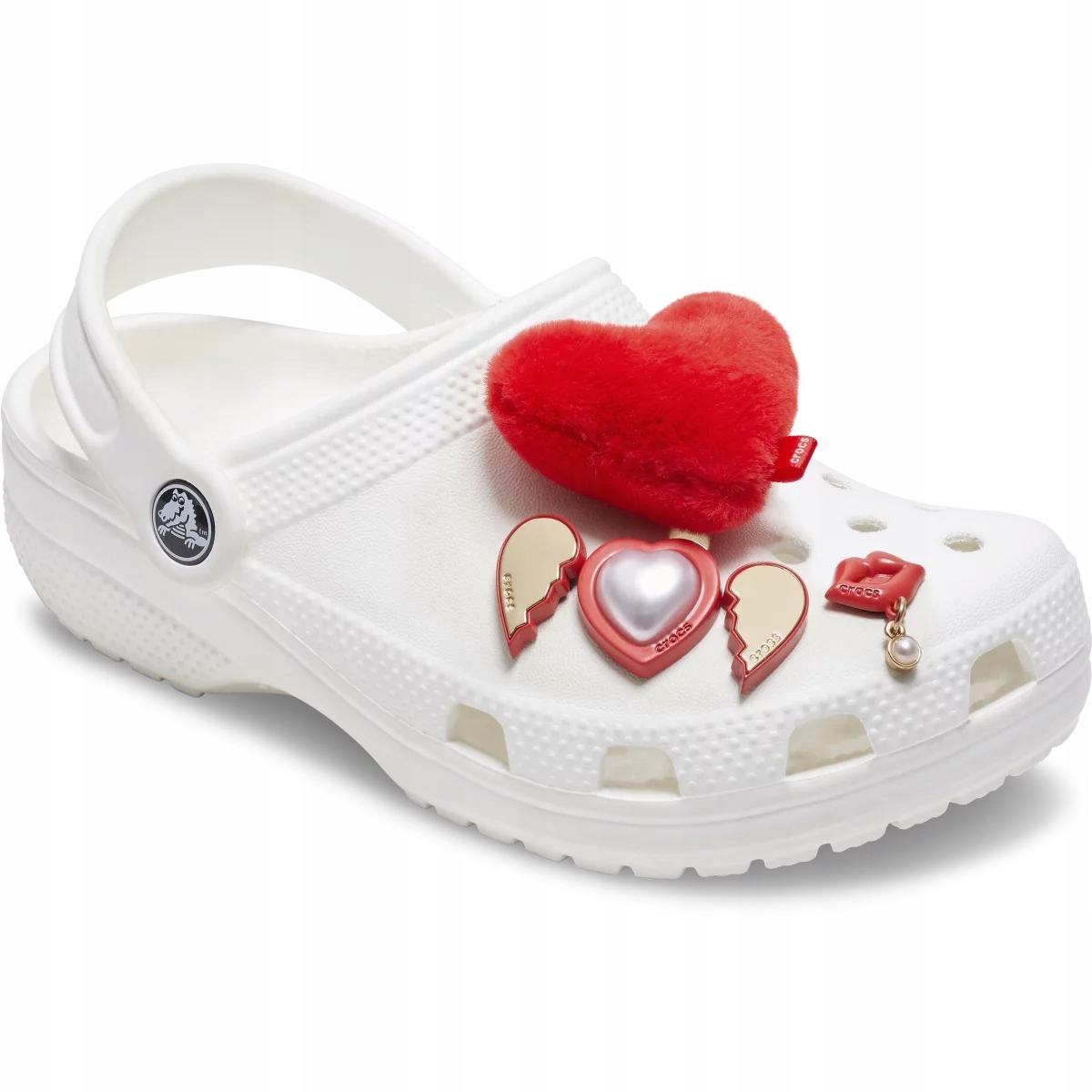 Crocs Przypinki Ozdoba Jibbitz Piny Charms Do Butów Red Valentines 5 Pack