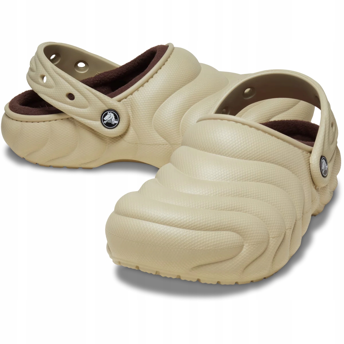 Crocs Damskie Ocieplane Buty Chodaki Classic Lined Overpuff Clog 41-42