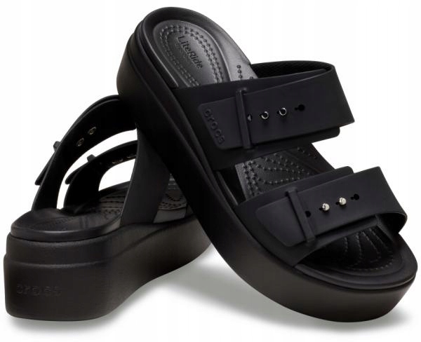 Damskie Buty Sandały Platforma Crocs Brooklyn 207431 Low Wedge 41-42