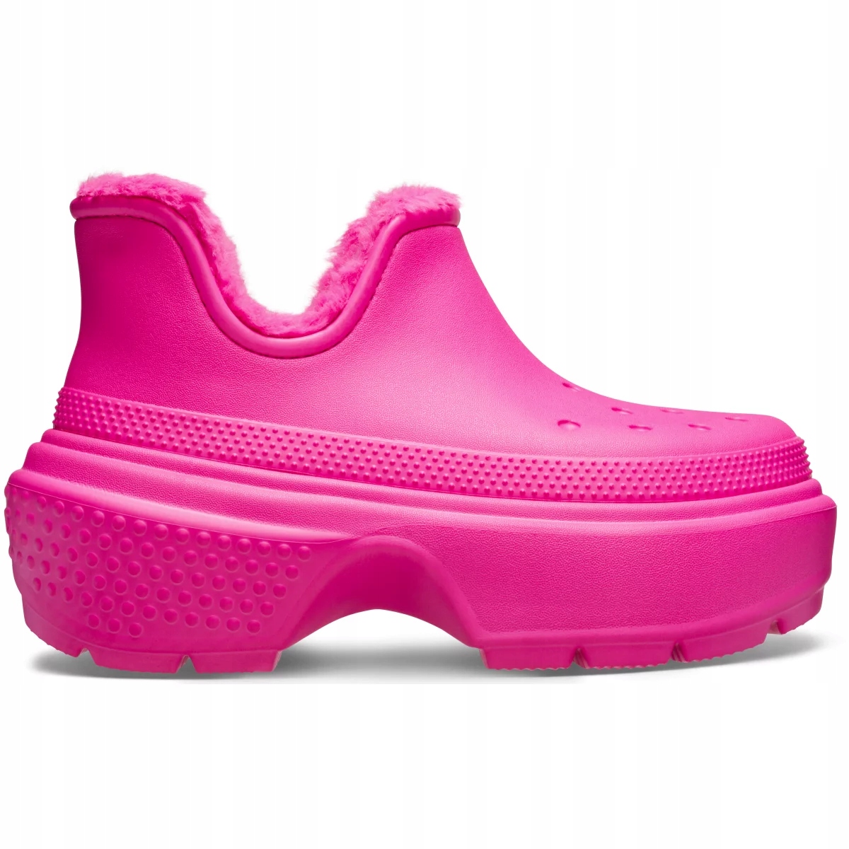 Crocs Damskie Ocieplane Botki Na Platformie Stomp Lined Shorty Boot 39-40