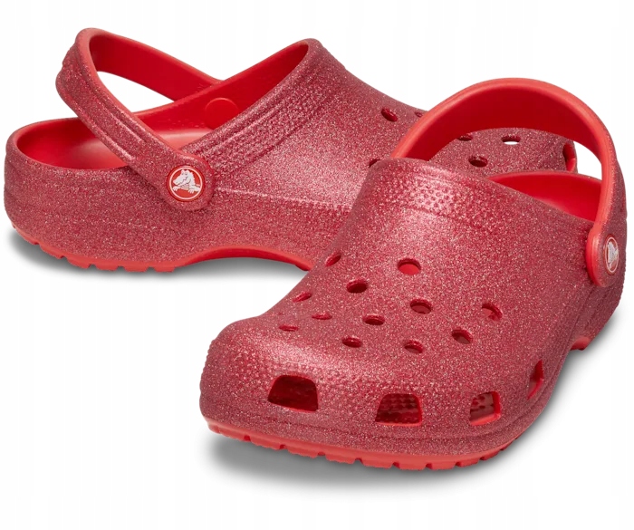 Crocs Damskie Buty Chodaki Klapki Classic Glitter 205942 Clog 42-43