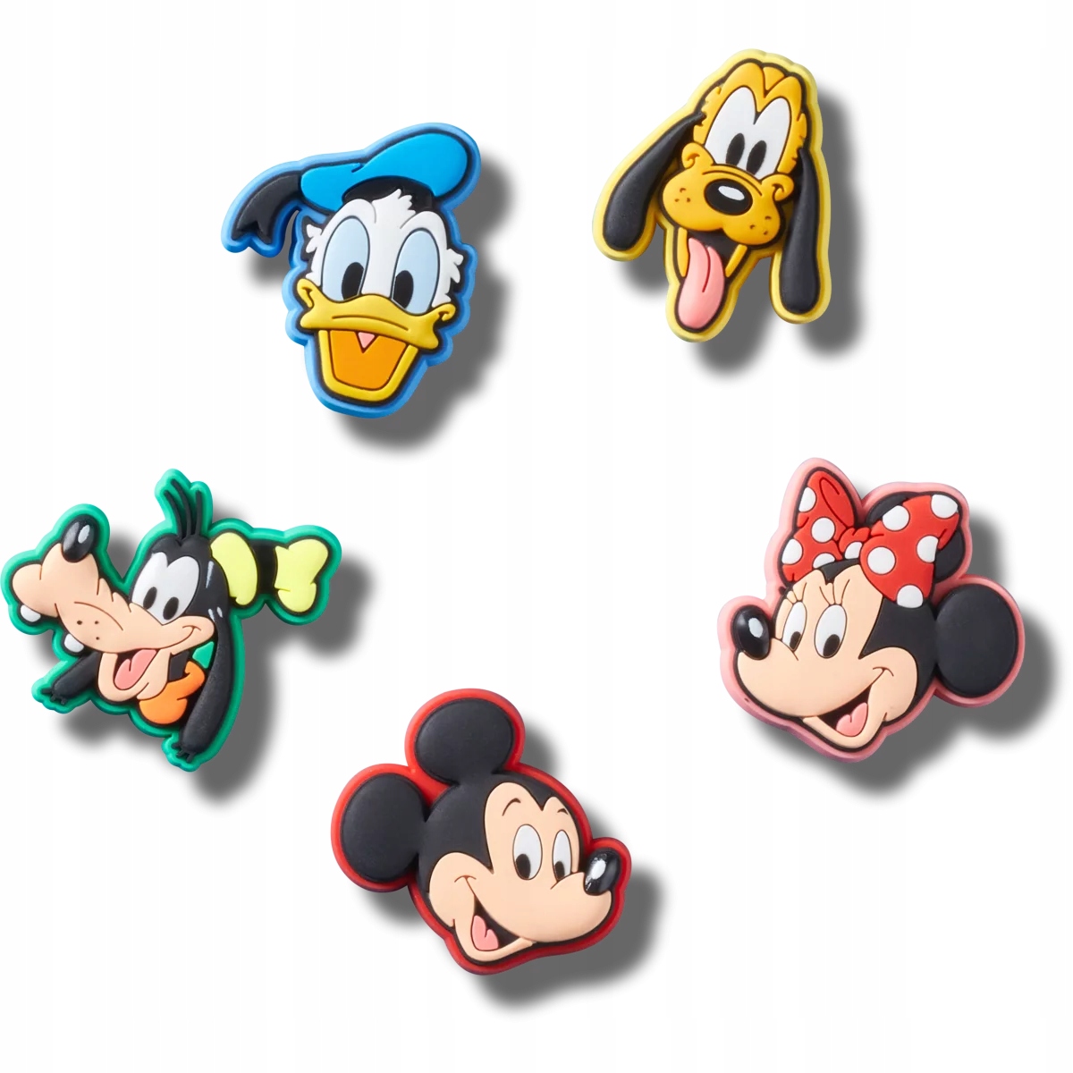 Crocs Przypinki Ozdoby Piny Charms Jibbitz Tiny Mickey Friends Colorful 5pc