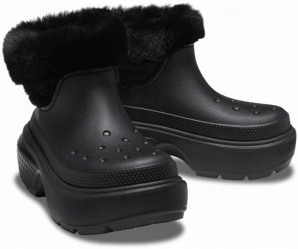 Damskie Ocieplane Buty Kozaki Crocs Stomp Lined Boot 43-44