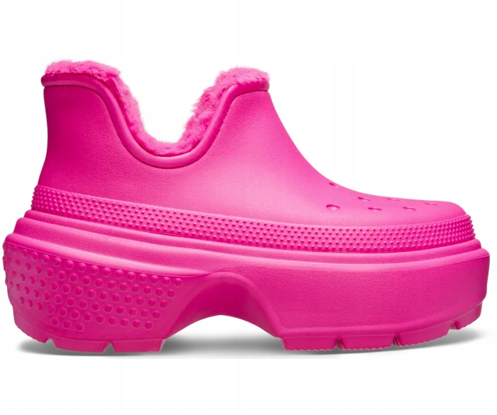 Crocs Damskie Ocieplane Botki Na Platformie Stomp Lined Shorty Boot 37-38