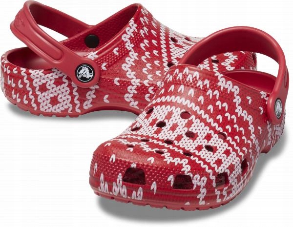 Dziecięce Buty Klapki Chodaki Crocs Classic Hilday Sweater Clog 24-25
