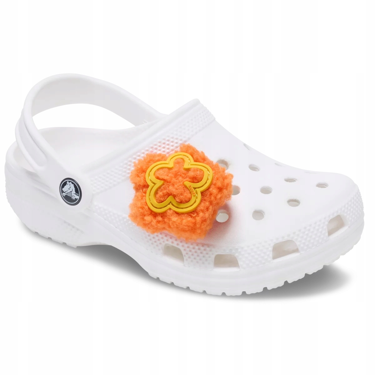 Crocs Przypinka Ozdoba Pin Charms Jibbitz Do Butów Plush Orange Daisy