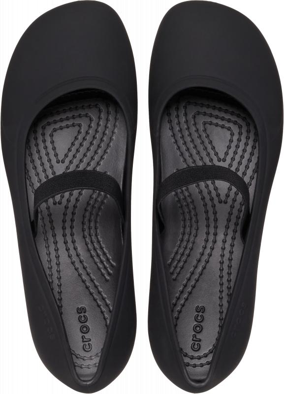 Dziewczęce Balerinki Baletki Półbuty Crocs Brooklyn 209429 Flat 28-29