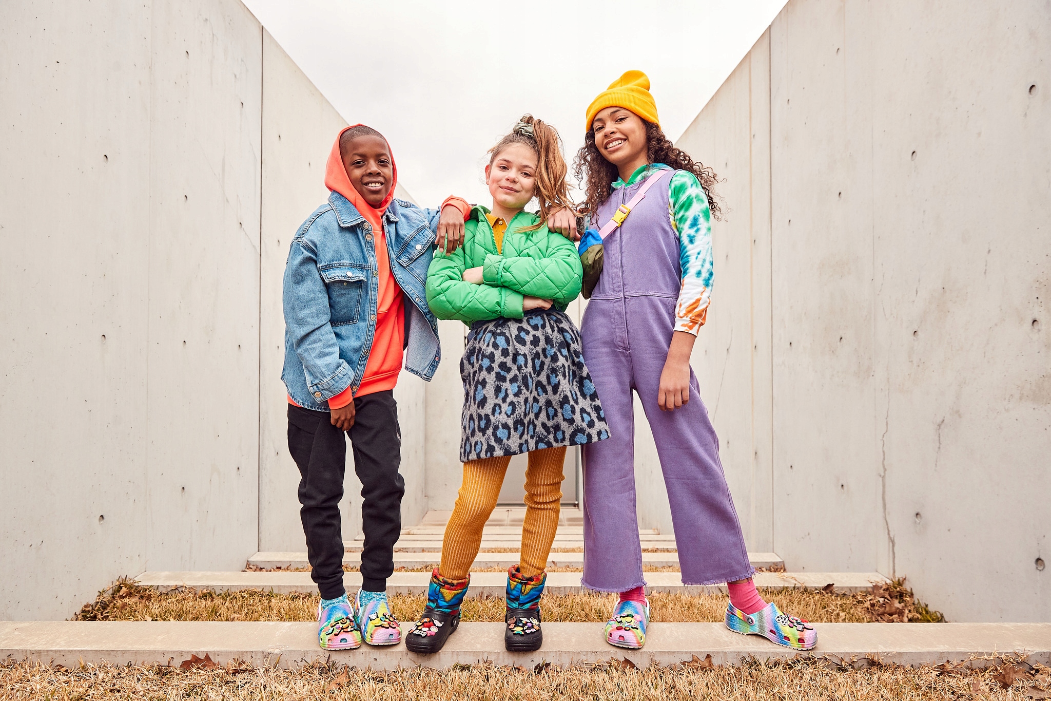 Dziecięce Ocieplane Buty Klapki Chodaki Crocs Classic Disco Clog 29-30