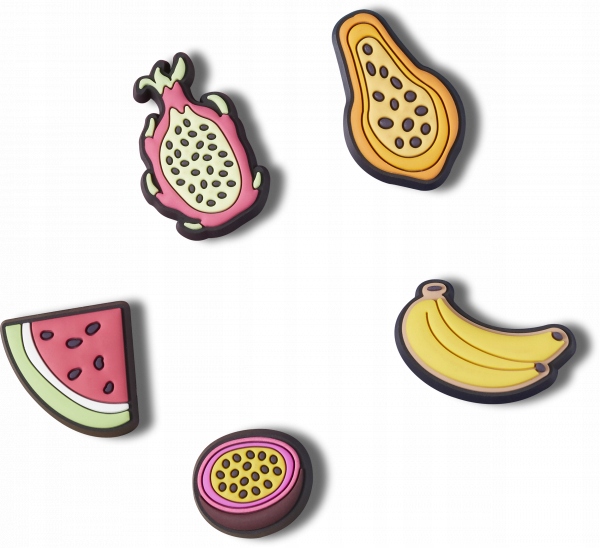 Przypinki Crocs Jibbitz Ozdoby Do Butów Tropical Scented Fruit 5 Pack