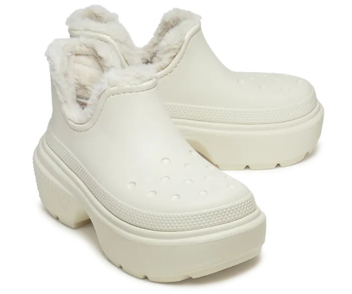 Crocs Damskie Ocieplane Botki Na Platformie Stomp Lined Shorty Boot 38-39