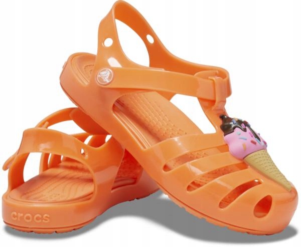 Sandały Dziewczęce Lekkie Crocs Isabell Charm 23,5