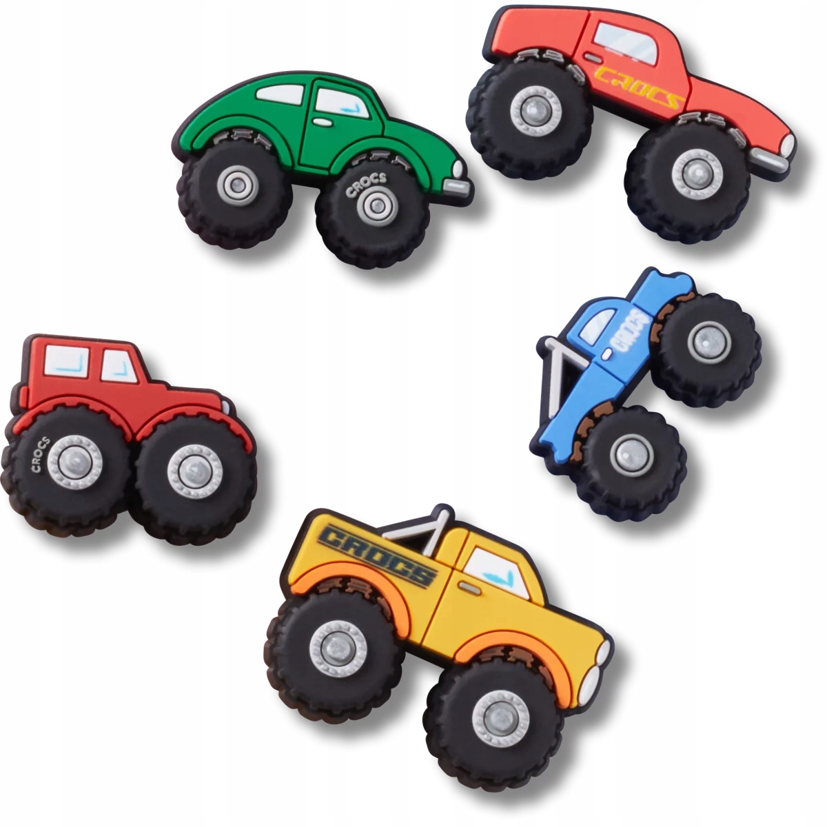 Crocs Przypinki Ozdoby Piny Charms Jibbitz Do Butów Monster Truck 5pc