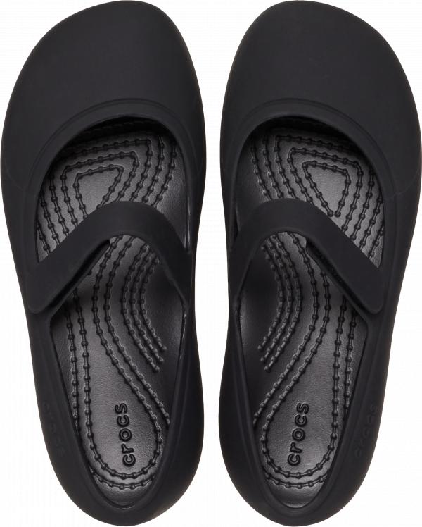 Dziewczęce Balerinki Baletki Półbuty Crocs Brooklyn Mary 209430 Flat 22-23