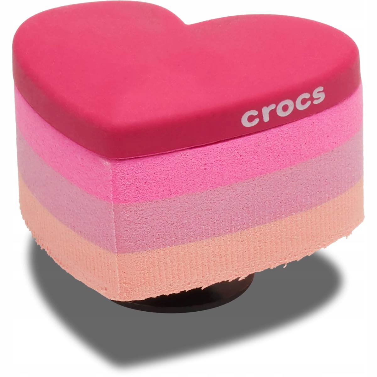 Crocs Przypinki Jibbitz Piny Do Butów Stacked Pink Heart