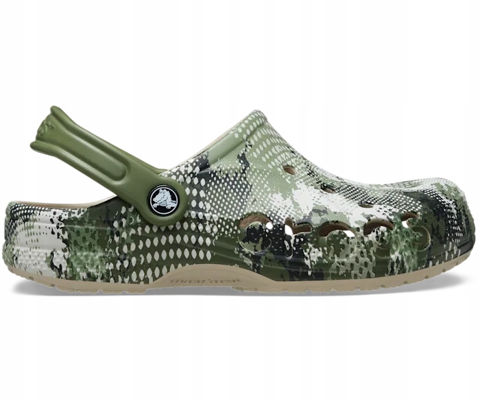 Męskie Lekkie Klapki Chodaki Crocs Baya Seasonal Printed 206230 Clog 48-49