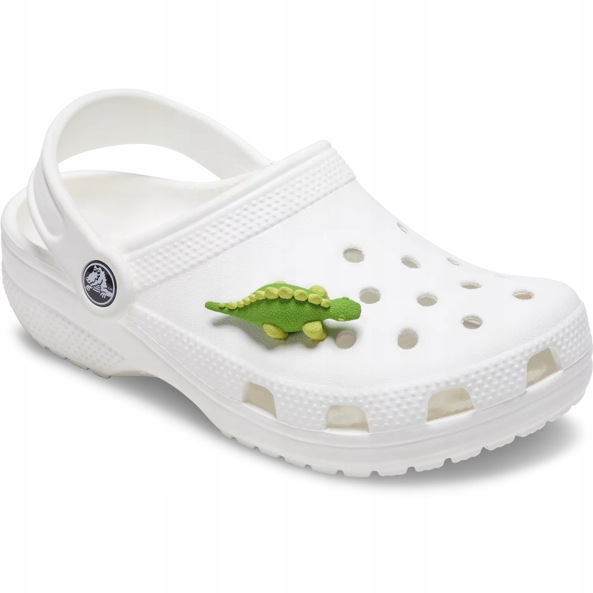 Crocs Przypinka Ozdoba Charms Jibbitz Do Butów 3D Green Dino with Scales