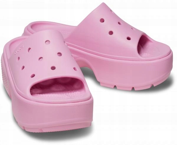 Damskie Buty Klapki Platforma Crocs Stomp 209346 Slide 39-40