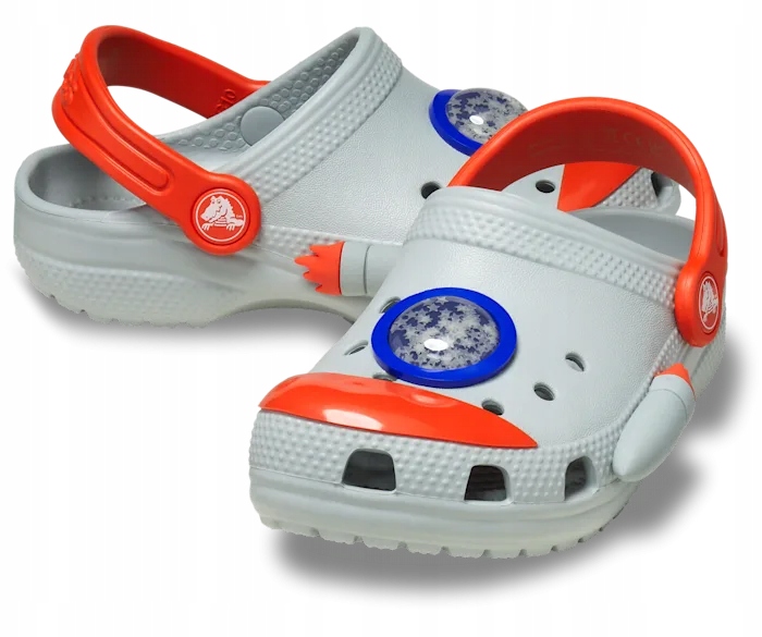 Crocs Dziecięce Buty Chodaki Klapki Classic Rocket Ship 210359 Clog 24-25