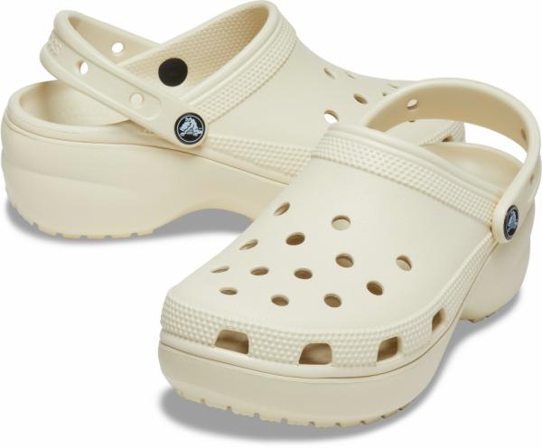 Damskie Buty Chodaki Klapki Crocs Platforma 206750 Clog 37-38