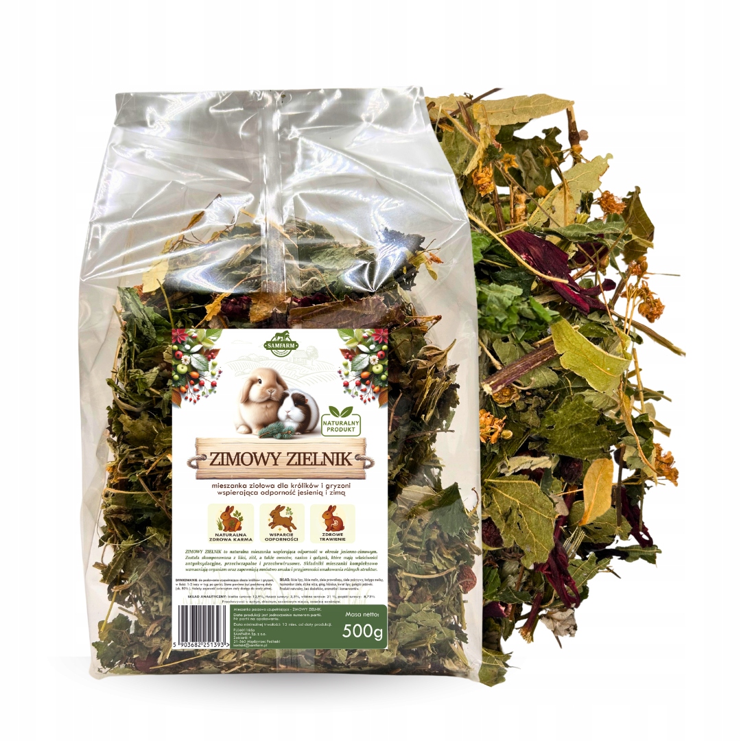SamFarm Zimowy zielnik 500g mieszanka ziołowa - 1a432854eefcb27bb723ba301cef57a8