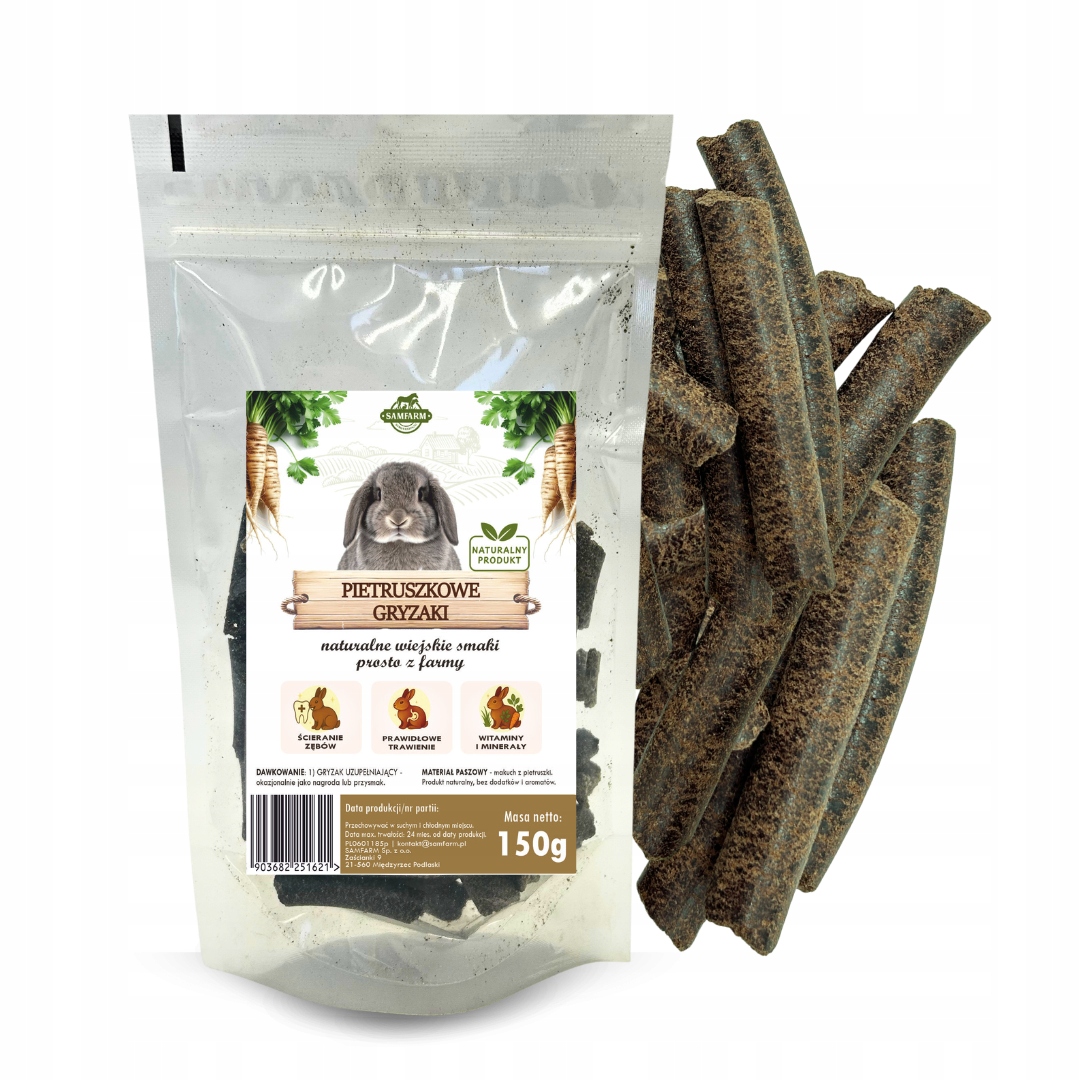 SamFarm Gryzaki pietruszkowe 150g - 1b9a0dee19411d70ba3c61bbdb228325