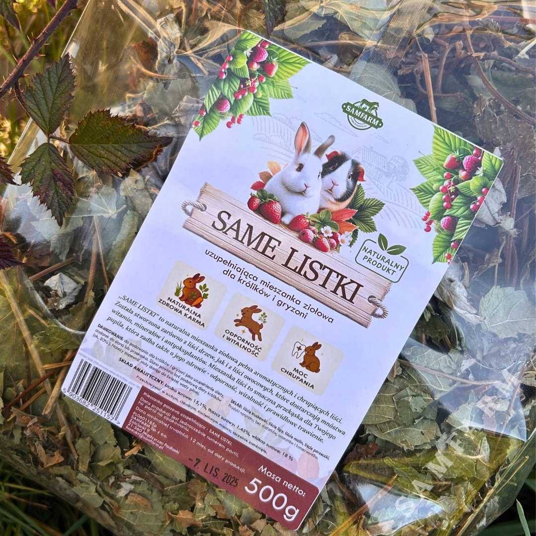 SamFarm SAME LISTKI 500g - mieszanka ziołowa - 26792251a16ee468cd9ba1299a36a1c2