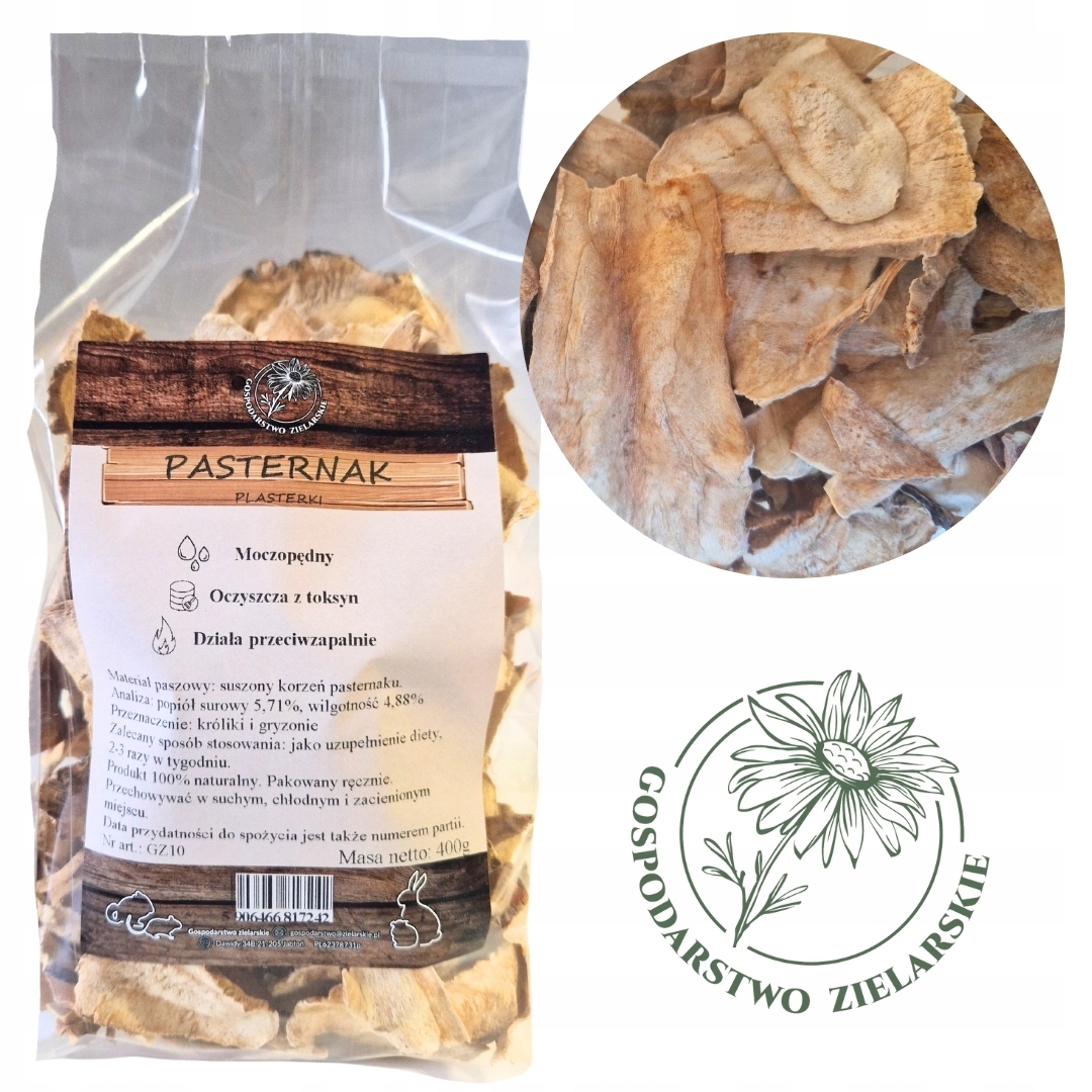 PASTERNAK 400g GOSPODARSTWO ZIELARSKIE PLASTERKI PASTERNAKU 0,4kg KARMA - 6042731c8cba2f0d70ccf5cfb72f435f