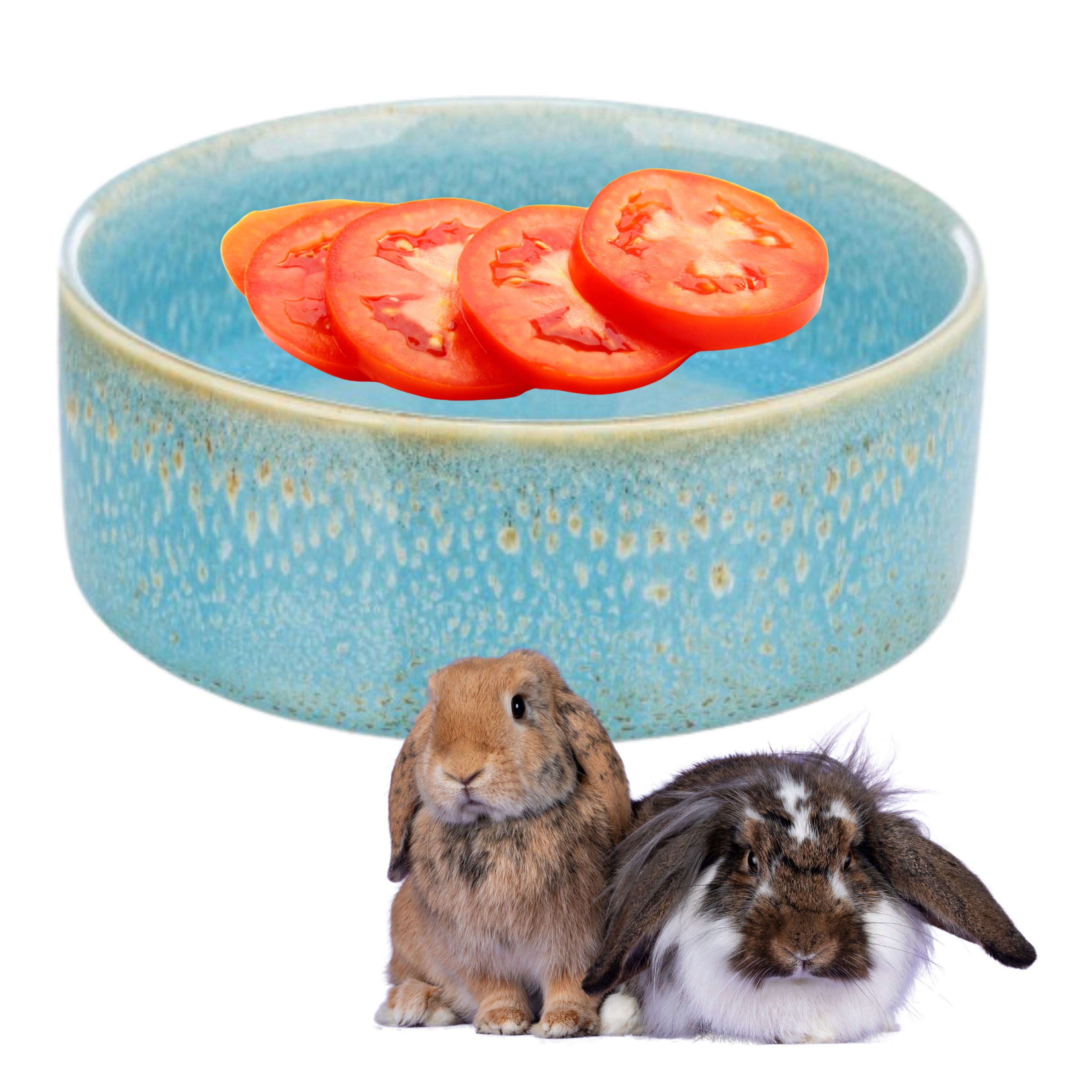 MISKA CERAMICZNA 13cm NIEBIESKA 0,4l DLA KRÓLIKA MISECZKA 400ML TX-25112 - e0b64b1182e444a2b5d898694568f314