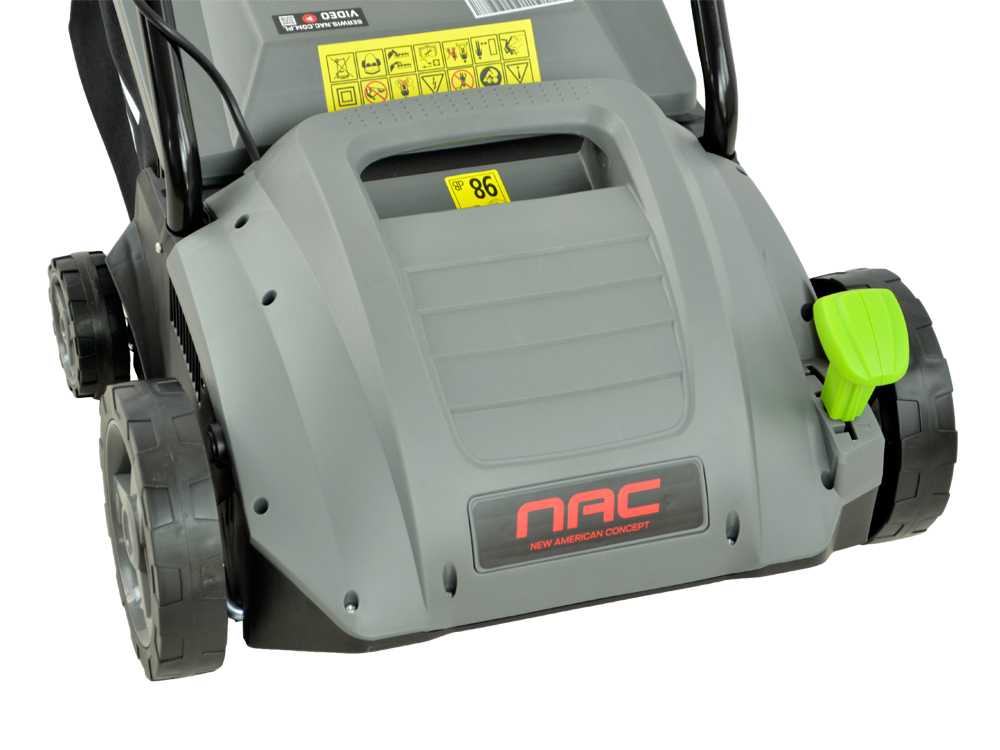 WERTYKULATOR AERATOR NAC SCE150-32-W 1500 W 2 WAŁKI SZER. 32 CM 2 FUNKCJE