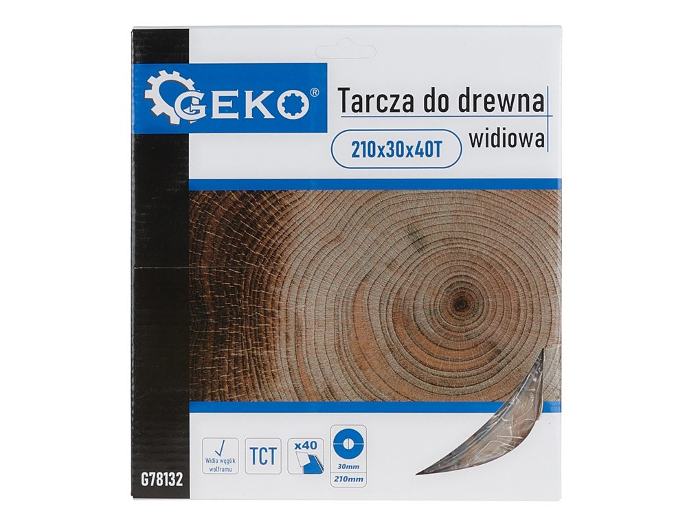 PIŁA TARCZA WIDIOWA DO CIĘCIA DREWNA 210x30 40 ZĘBÓW TNĄCYCH G78132
