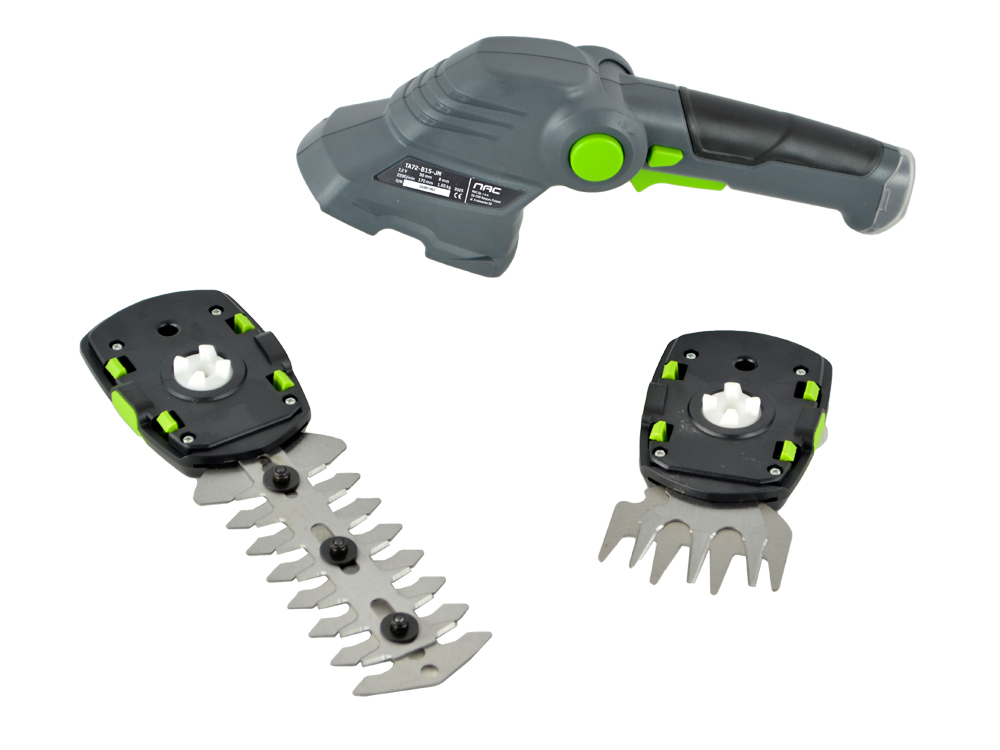 NOŻYCE AKUMULATOROWE DO TRAWY I KRZEWÓW NAC TA 72-B15-JN 7.2 V 2 OSTRZA