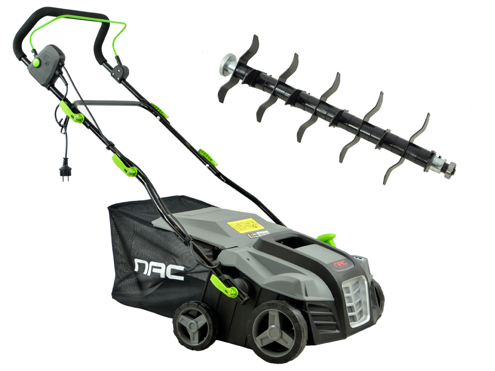 WERTYKULATOR AERATOR NAC SCE200-40-W 2000 W 2 WAŁKI SZER. 40 CM 2 FUNKCJE