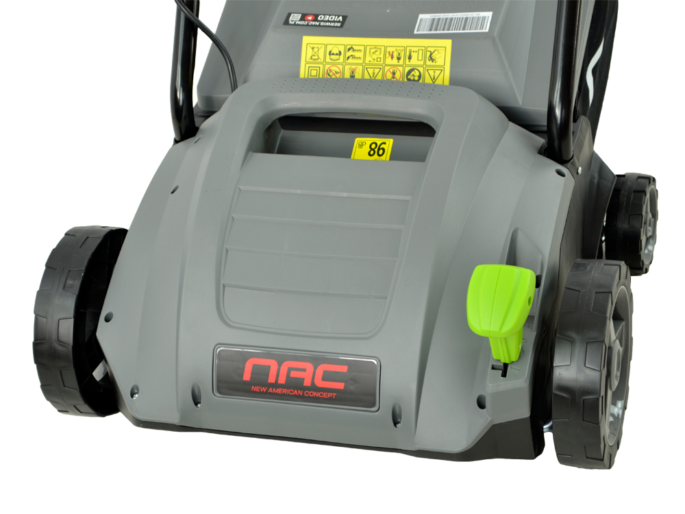 WERTYKULATOR AERATOR NAC SCE150-32-W 1500 W 2 WAŁKI SZER. 32 CM 2 FUNKCJE